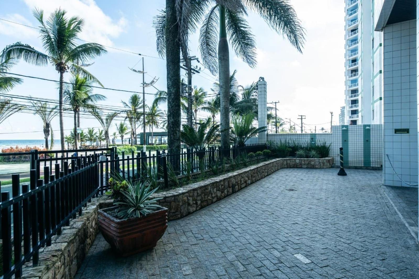 Frente Vista Mar Com Varanda Wi Fi 300Mbps E 10M Da Praia Da Tupi - Estacionamento Gratuito Praia Grande  Exterior foto