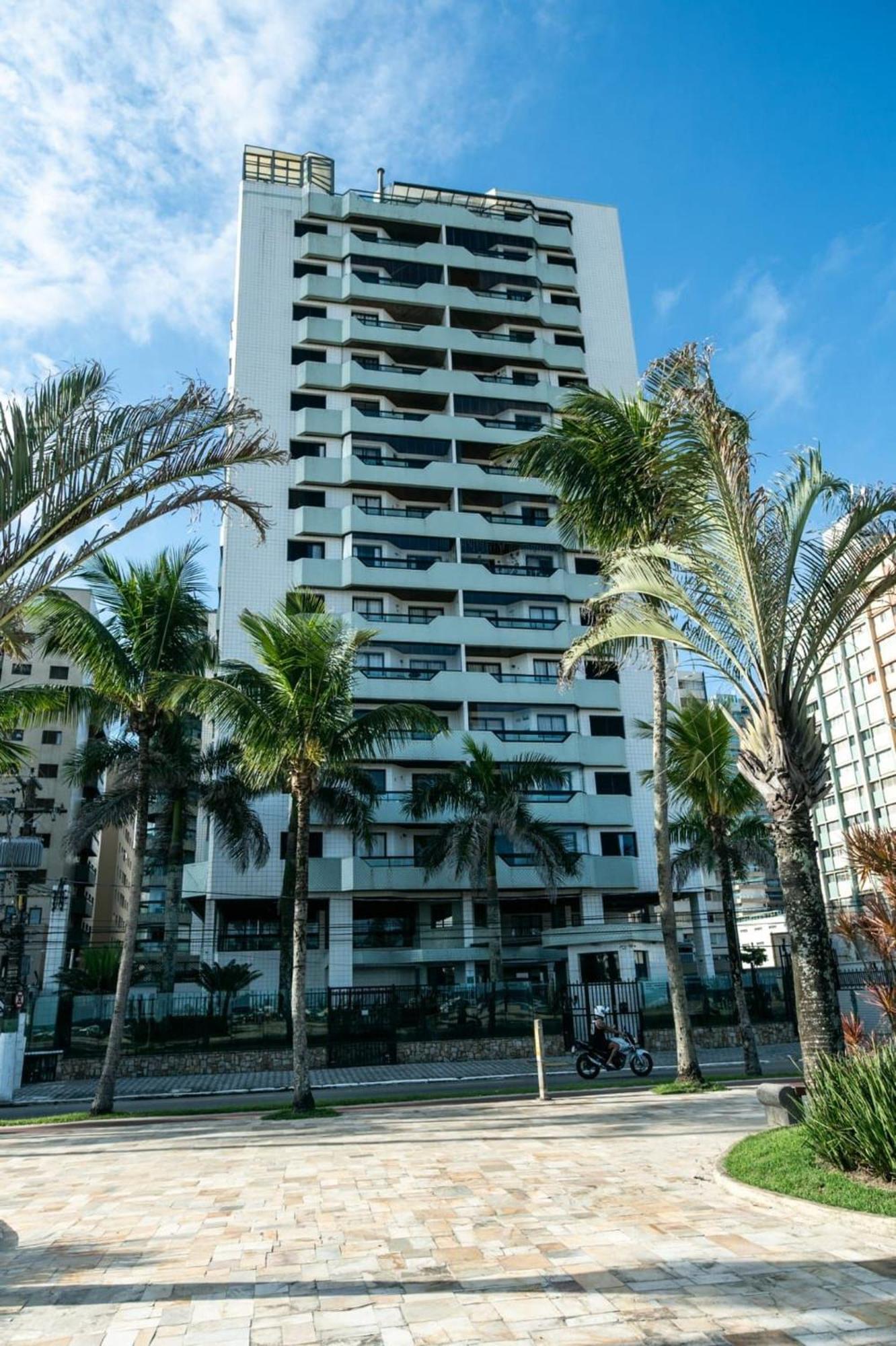 Frente Vista Mar Com Varanda Wi Fi 300Mbps E 10M Da Praia Da Tupi - Estacionamento Gratuito Praia Grande  Exterior foto